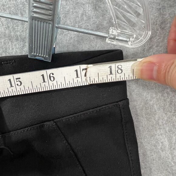 Betabrand Classic Dress Yoga Pants 2XL Long 33 inseam Ponte Knit Black Boot-Cut - Picture 7 of 11